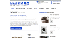 Desktop Screenshot of dryerventcleaningmiami.com